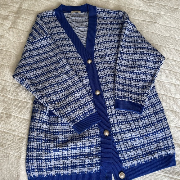 Babaton Lacer Cardigan Blue (Rare) - Picture 3 of 6